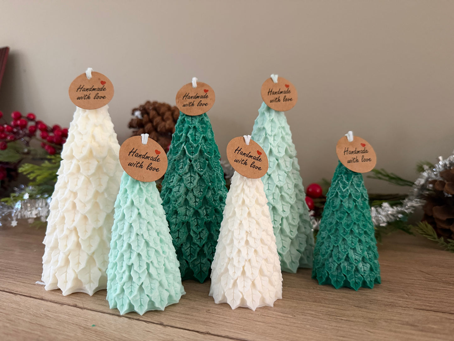 Set Kerstbomen groot en klein