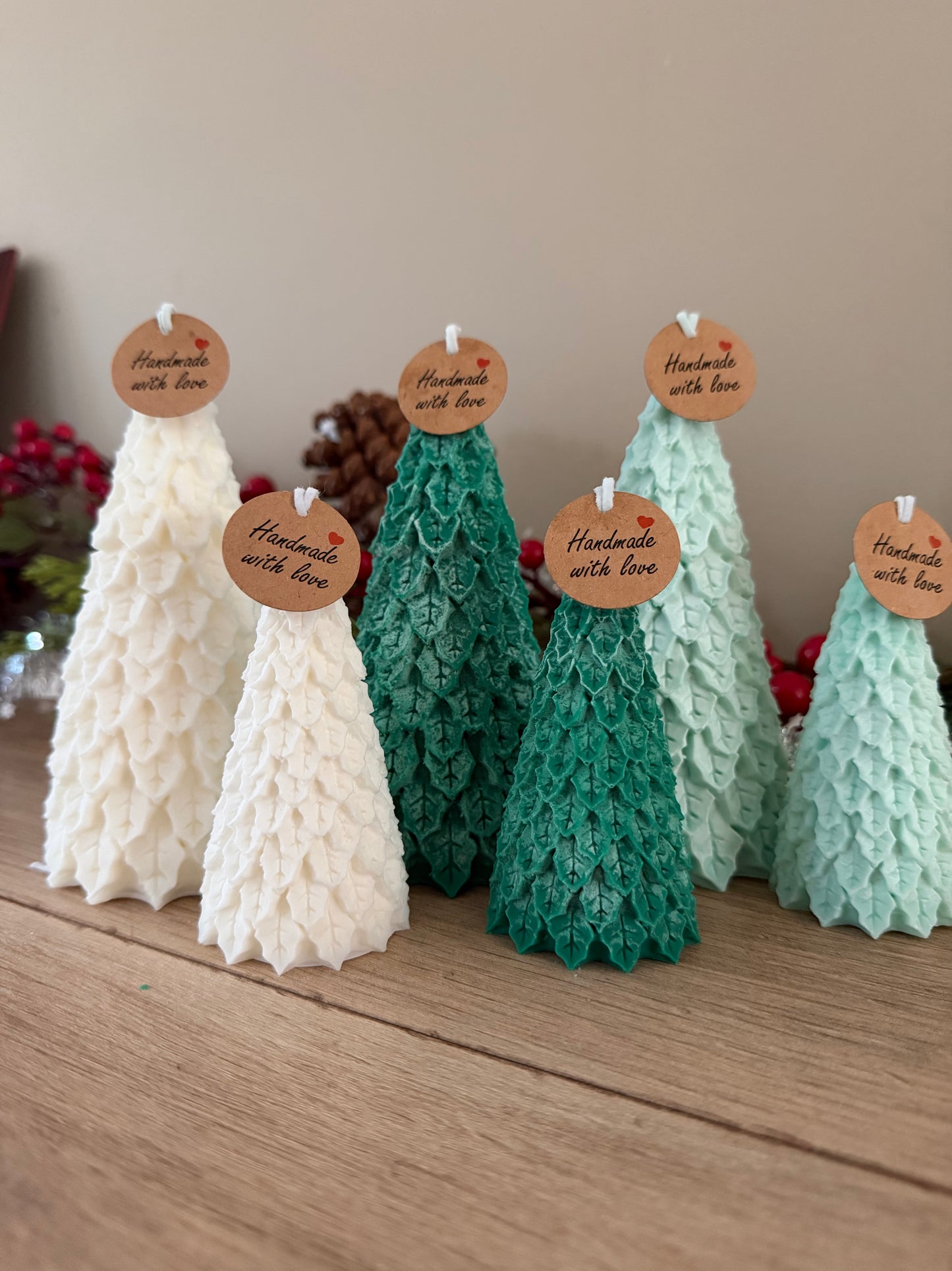 Set Kerstbomen groot en klein