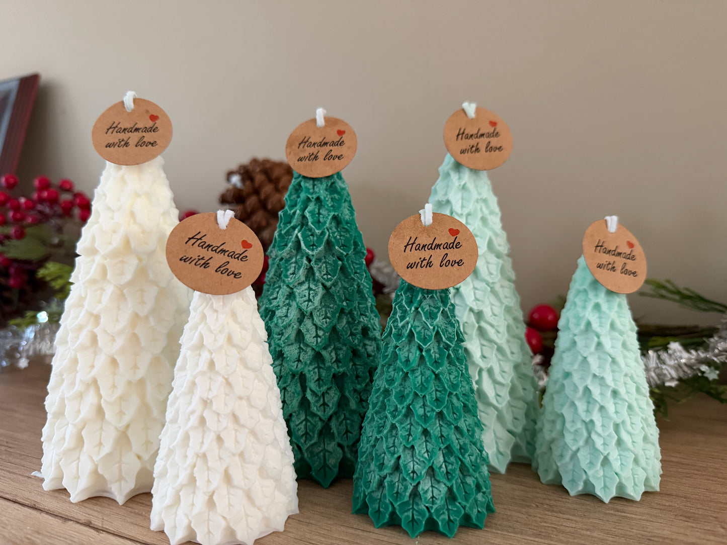 Set Kerstbomen groot en klein