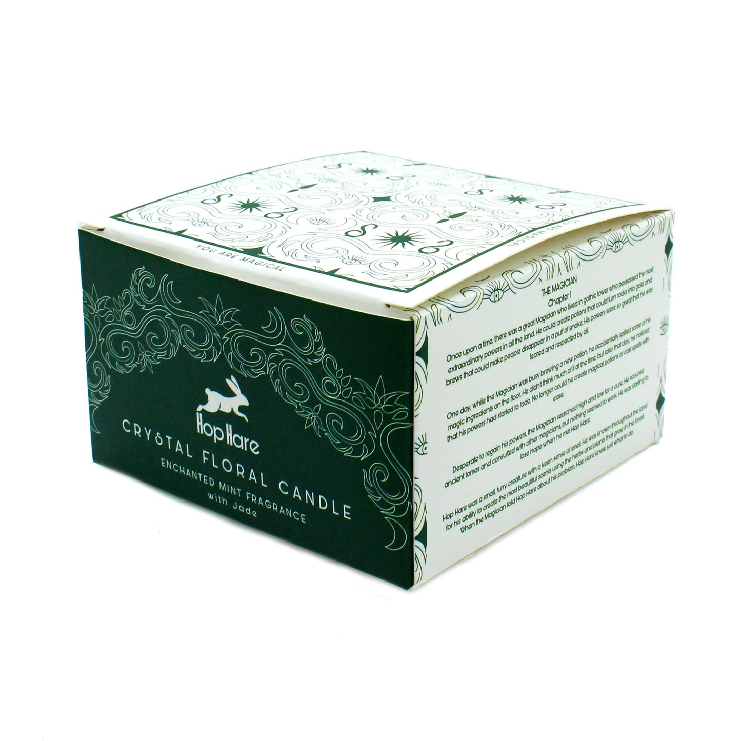 Kristallen Magische Bloemenkaars - De Magiër