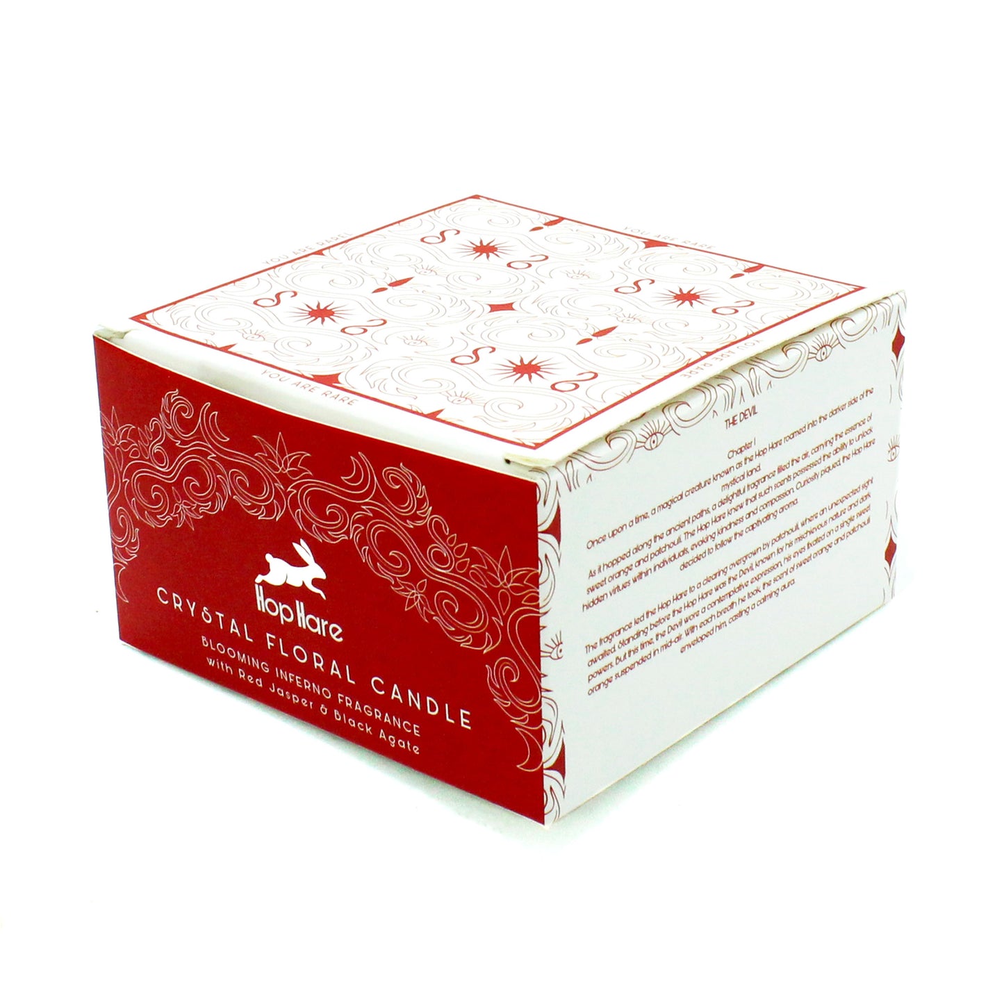 Kristallen Magische Bloemenkaars - De Duivel