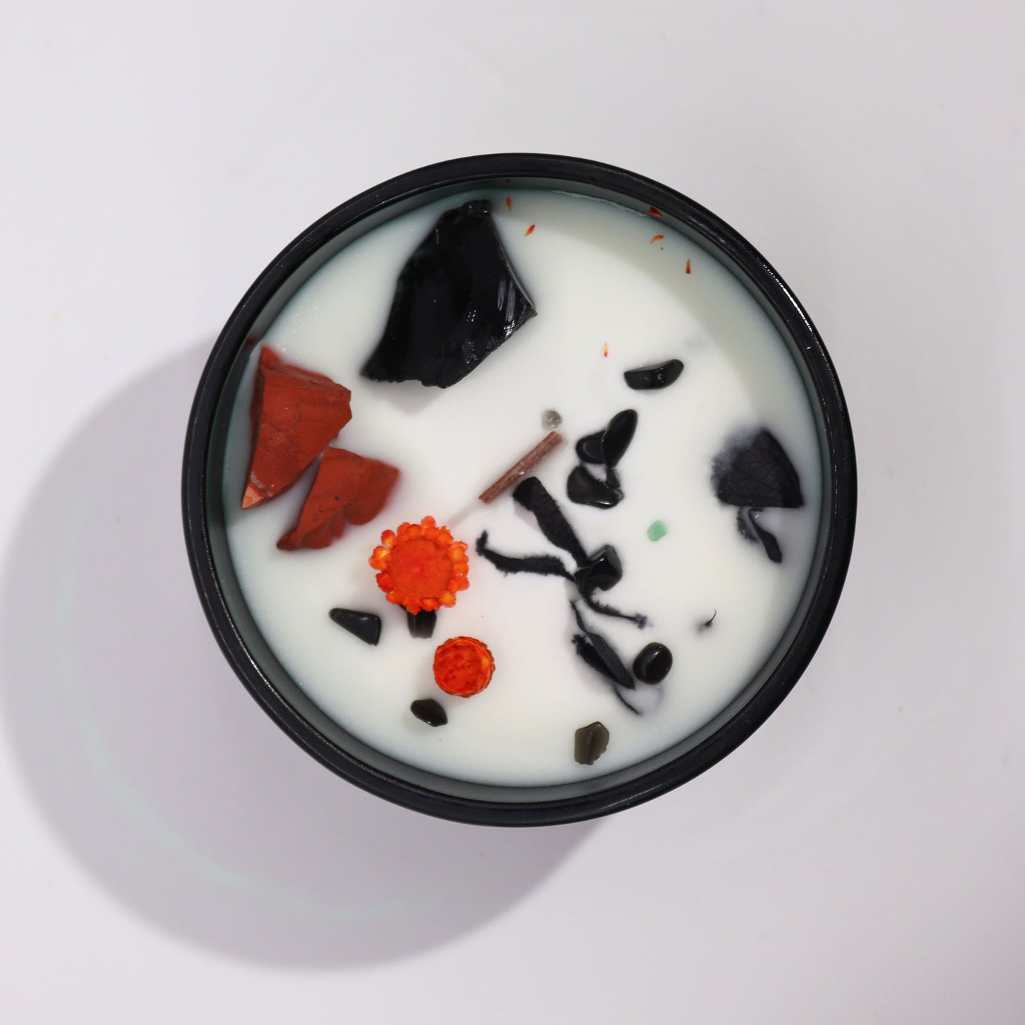 Kristallen Magische Bloemenkaars - De Duivel